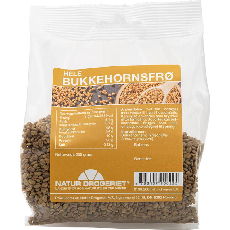 胡芦巴籽 200克-Bukkehornsfrø hele 200 g