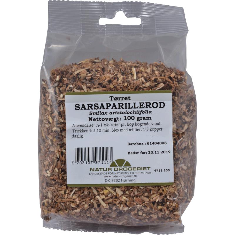 菝葜根 100 克-Sarsaparillerod 100 g